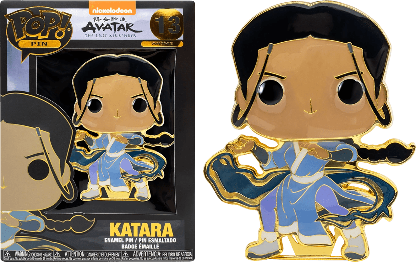 FUNAVAPP0003 Avatar The Last Airbender - Katara 4" Pop! Enamel Pin - Funko - Titan Pop Culture