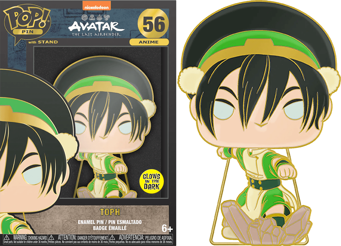 FUNAVAPP0011 Avatar: the Last Airbender - Toph 4" Pop! Pin - Funko - Titan Pop Culture