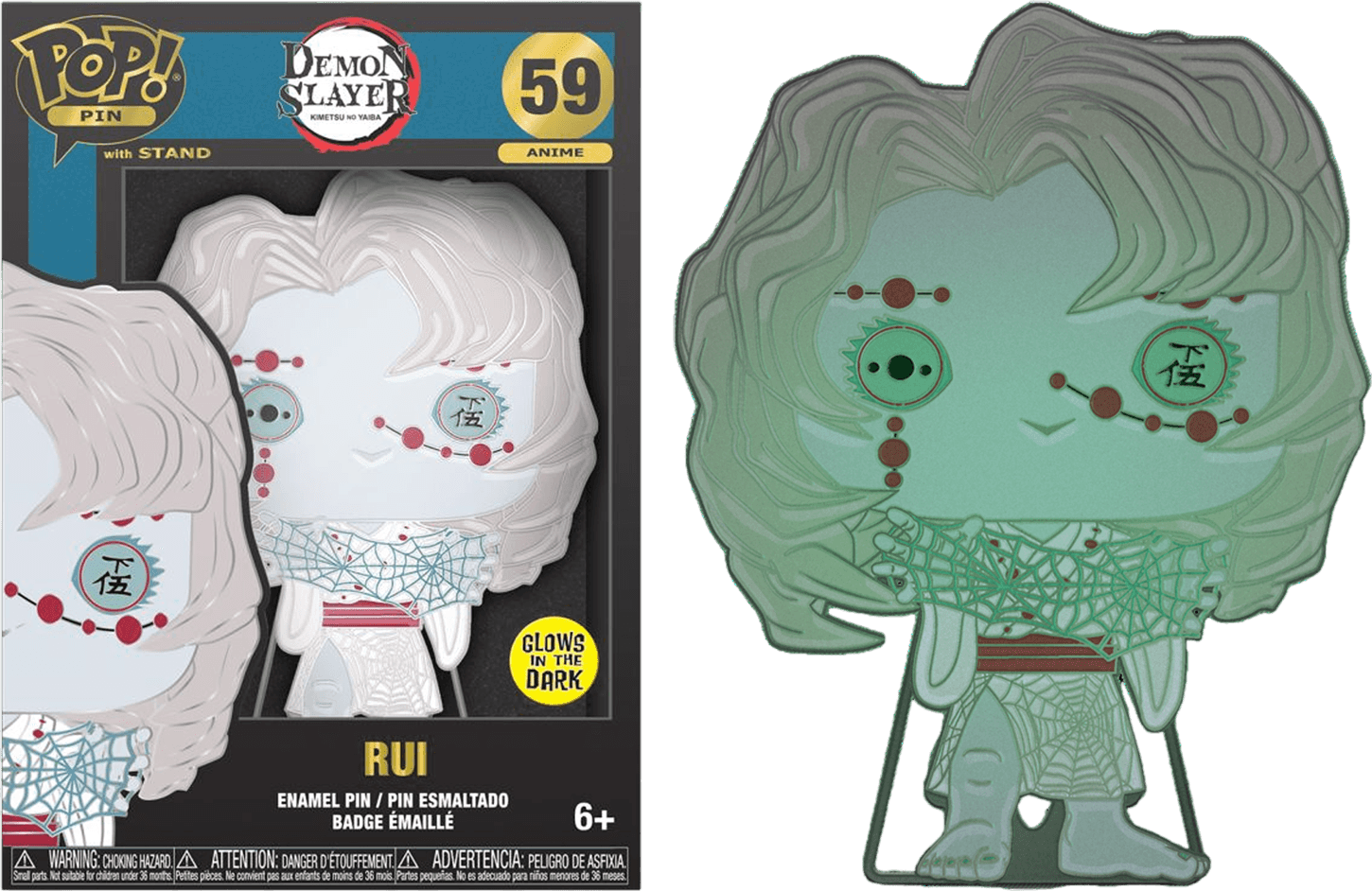 FUNDMSPP0010 Demon Slayer - Rui Enamel Pop! Pin - Funko - Titan Pop Culture