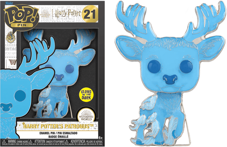 FUNHPPP0026 Harry Potter - Patronus Harry Pop! Enamel Pin - Funko - Titan Pop Culture