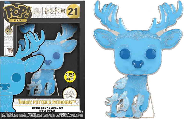 FUNHPPP0026 Harry Potter - Patronus Harry Pop! Enamel Pin - Funko - Titan Pop Culture