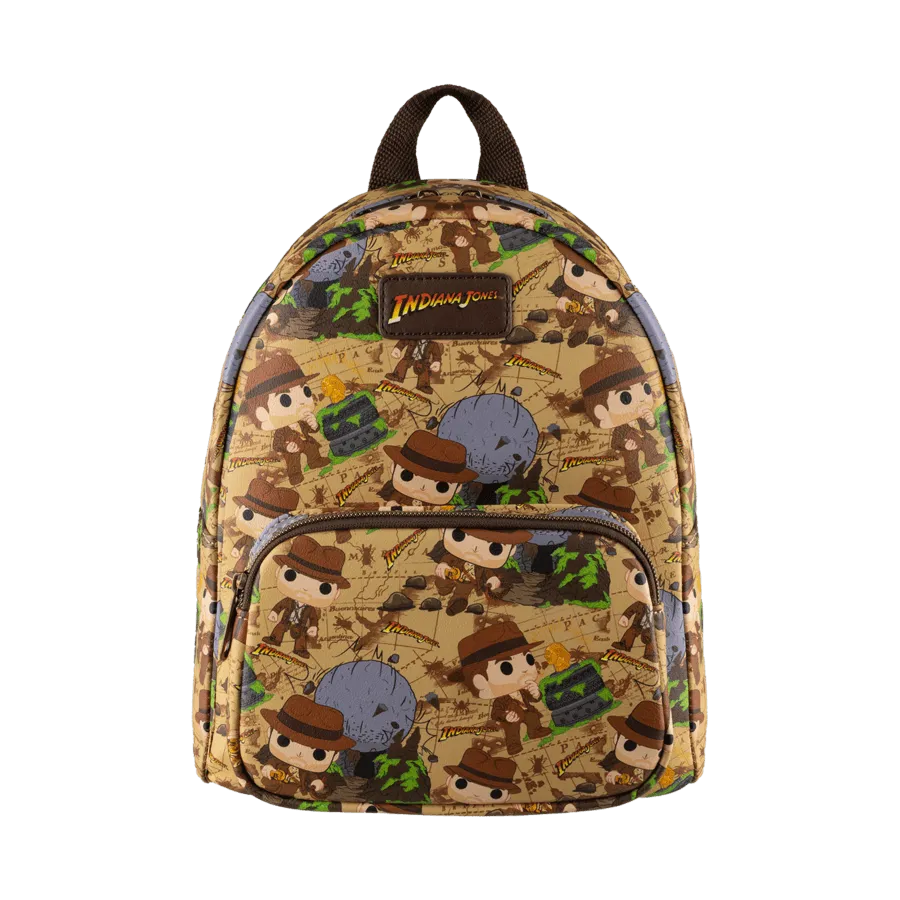 FUNIJBK0001 Indiana Jones: Raiders of the Lost Ark - Art Print Mini Backpack - Loungefly - Titan Pop Culture