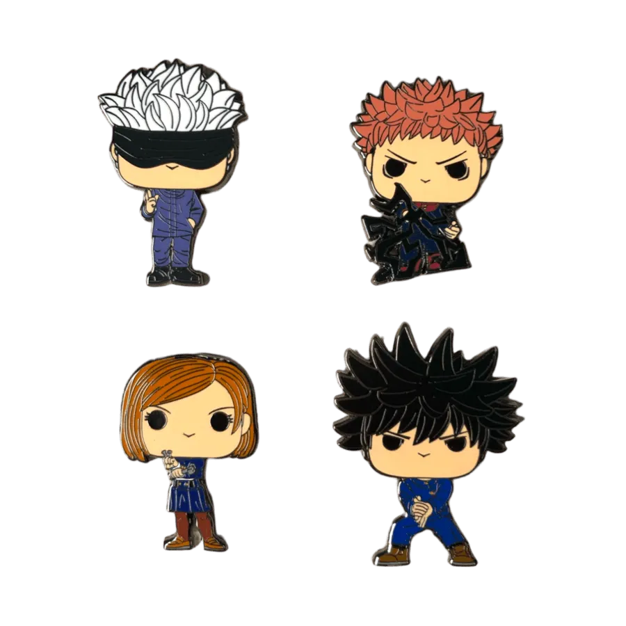 FUNJKPN0001 Jujutsu Kaisen - Enamel Pin Set [4 Pack] - Loungefly - Titan Pop Culture