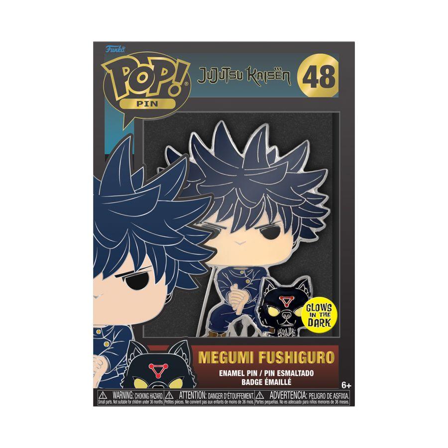 FUNJKPP0002 Jujutsu Kaisen - Megumi Fushiguro 4" Enamel Pop! Pin - Funko - Titan Pop Culture