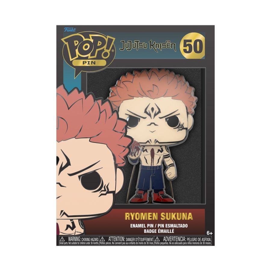 FUNJKPP0004 Jujutsu Kaisen - Ryomen Sukuna 4" Enamel Pop! Pin - Funko - Titan Pop Culture