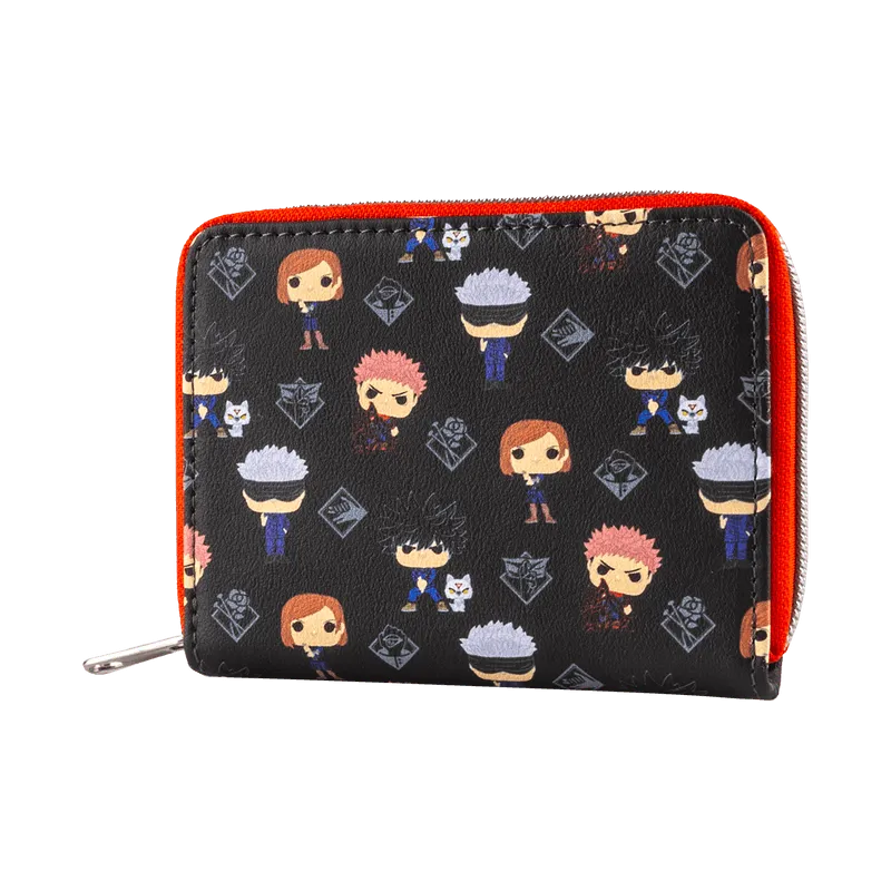 FUNJKWA0003 Jujutsu Kaisen - Funko Pop Print Wallet - Loungefly - Titan Pop Culture