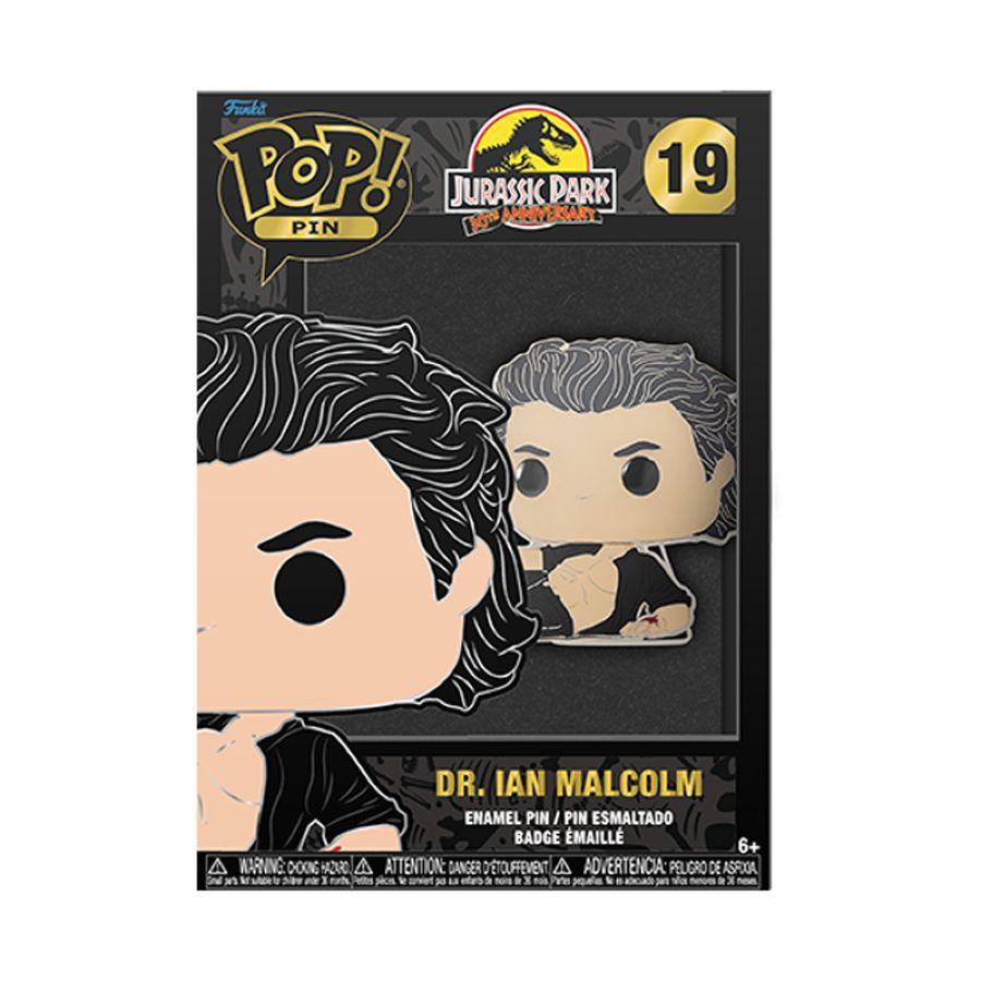 FUNJPPP0006 Jurassic Park - Dr. Ian Malcolm 4" Enamel Pop! Pin - Funko - Titan Pop Culture