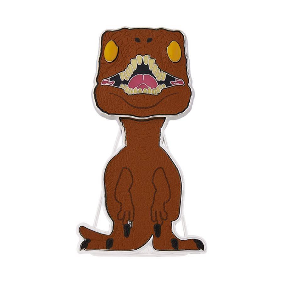 FUNJPPP0008 Jurassic Park - Raptor (with chase) 4" Enamel Pop! Pin - Funko - Titan Pop Culture