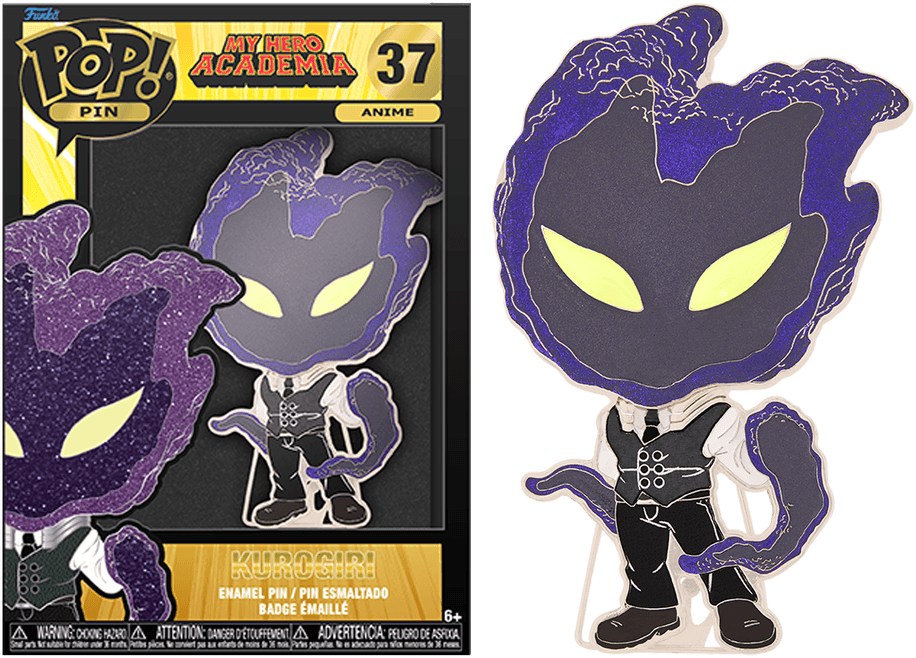 FUNMHAPP0014 My Hero Academia - Kurogiri 4" Enamel Pop! Pin - Funko - Titan Pop Culture