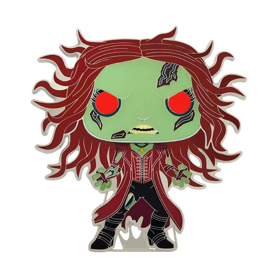 FUNMVPP0062 What If - Zombie Scarlet Witch (with chase) 4" Pop! Enamel Pin - Funko - Titan Pop Culture