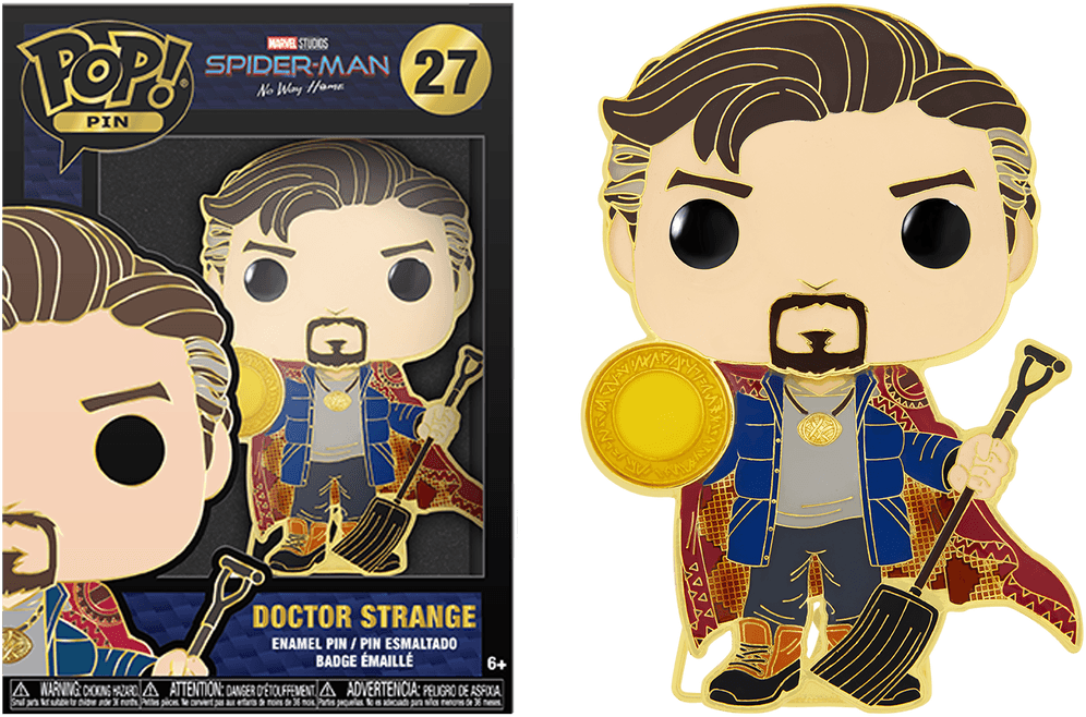 FUNMVPP0084 Spider-Man: No Way Home - Dr. Strange 4" Enamel Pop! Pin - Funko - Titan Pop Culture