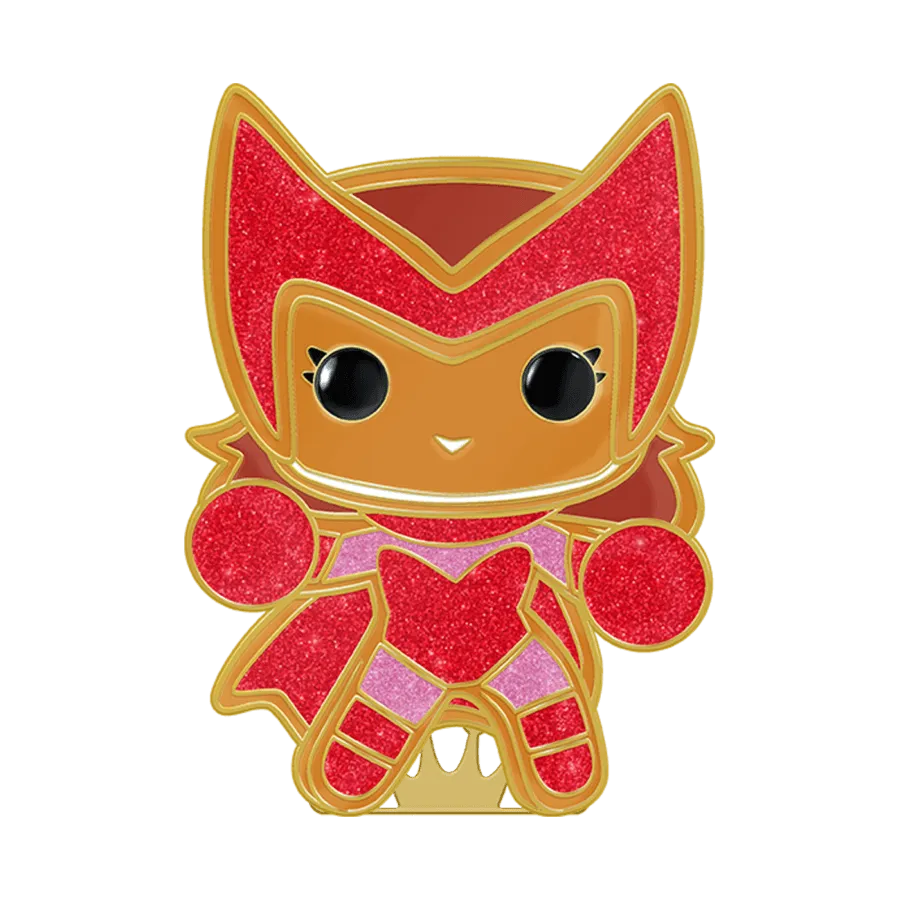 FUNMVPP0099 Marvel Comics - Scarlet Witch Gingerbread Enamel Pop! Pin - Funko - Titan Pop Culture