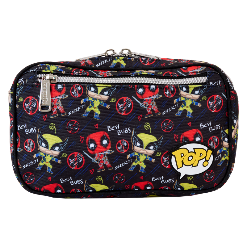 FUNMVTB0162 Deadpool & Wolverine - Deadpool & Wolverine Passport Crossbody Bag - Loungefly - Titan Pop Culture