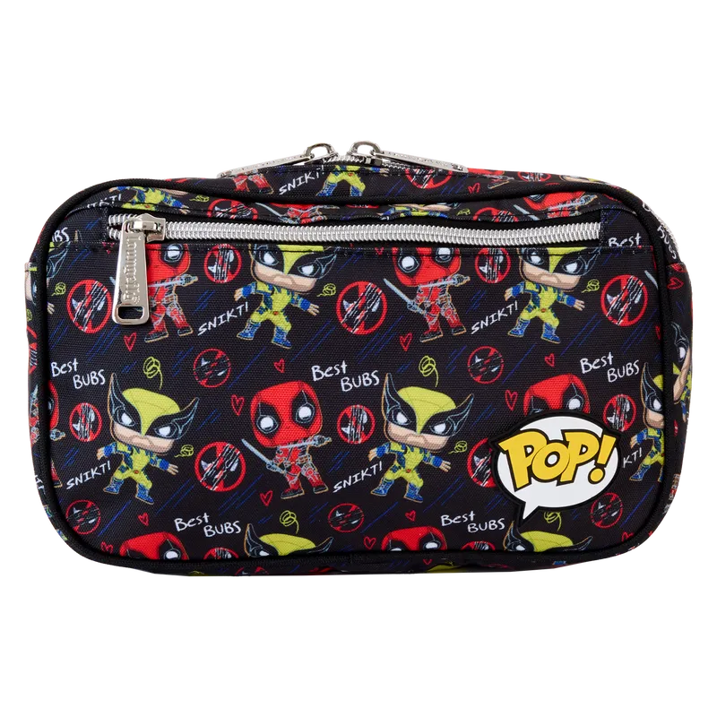 FUNMVTB0162 Deadpool & Wolverine - Deadpool & Wolverine Passport Crossbody Bag - Loungefly - Titan Pop Culture