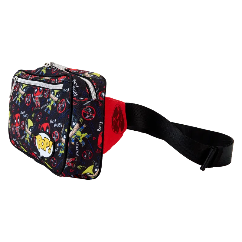 FUNMVTB0162 Deadpool & Wolverine - Deadpool & Wolverine Passport Crossbody Bag - Loungefly - Titan Pop Culture