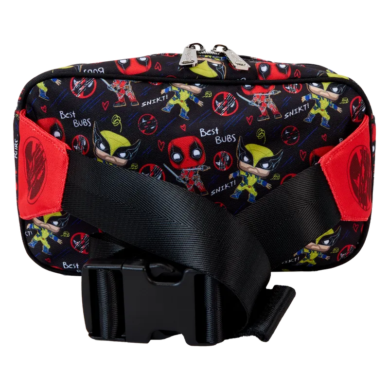 FUNMVTB0162 Deadpool & Wolverine - Deadpool & Wolverine Passport Crossbody Bag - Loungefly - Titan Pop Culture