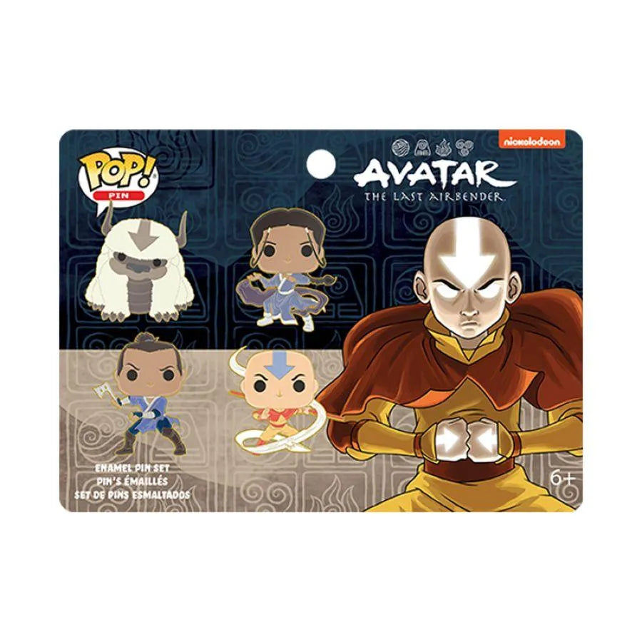 FUNNICPN0027 Avatar the Last Airbender - Characters 4-Pack Pin Set - Loungefly - Titan Pop Culture