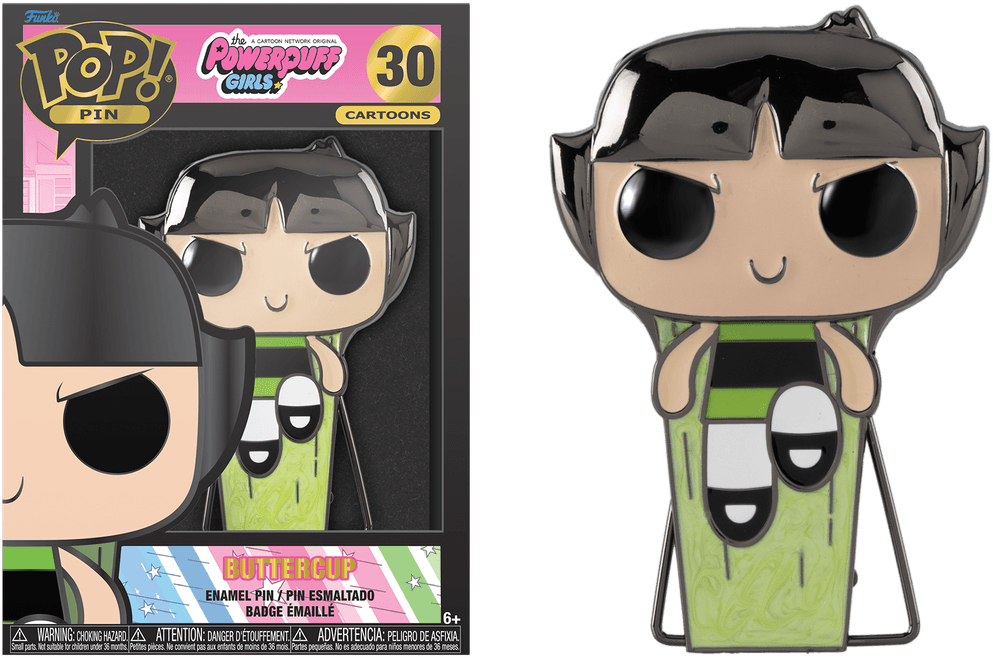 FUNPPGPP0003 Powerpuff Girls - Buttercup 4" Enamel Pop! Pin - Funko - Titan Pop Culture