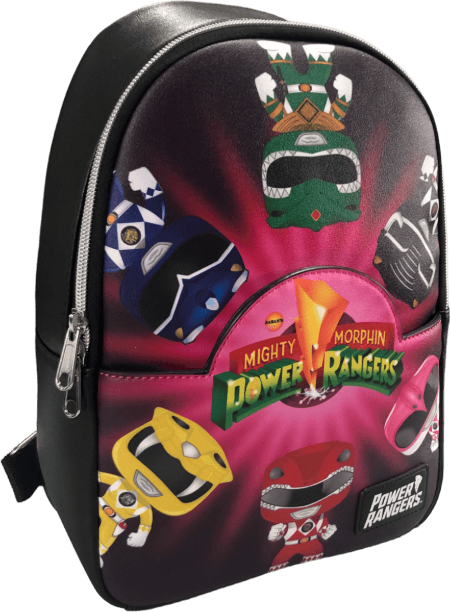 FUNPWRBK0002 Power Rangers - Character Print Mini Backpack - Loungefly - Titan Pop Culture