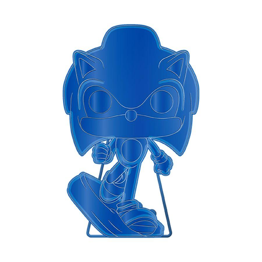 FUNSGAPP0006 Sonic the Hedgehog - Sonic Glow (with chase) Enamel Pop! Pin - Funko - Titan Pop Culture