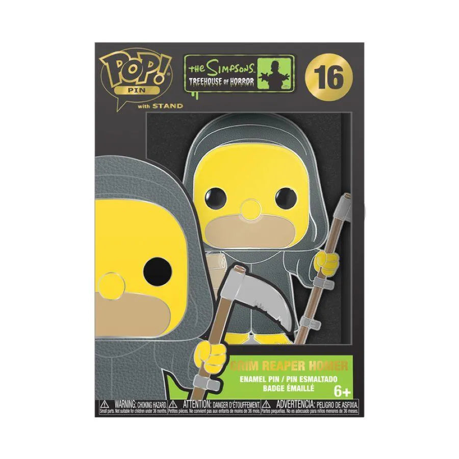 FUNSIMPP0001 The Simpsons - Grim Reaper Homer Enamel Pop! Pin - Funko - Titan Pop Culture