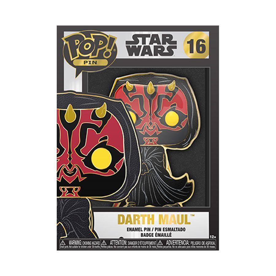 FUNSTPP0019 Star Wars - Darth Maul 4" Pop! Enamel Pin - Funko - Titan Pop Culture