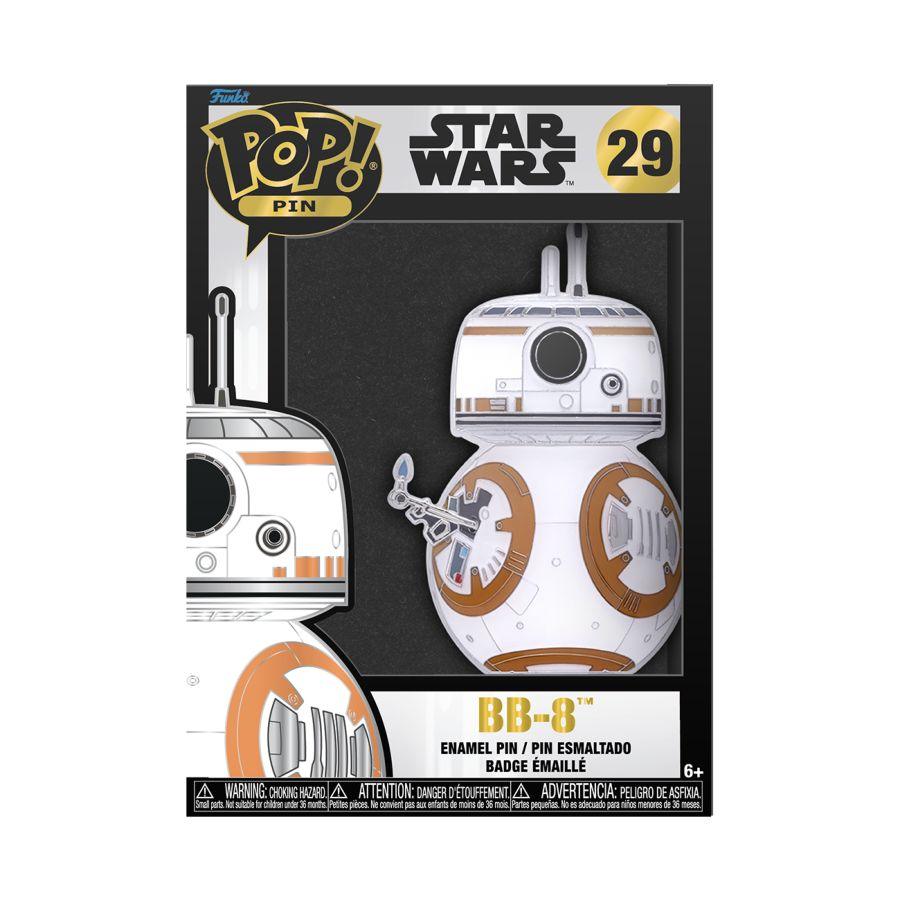 FUNSTPP0064 Star Wars - BB-8 with Lighter 4" Pop! Enamel Pin - Funko - Titan Pop Culture