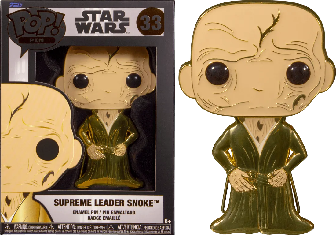 FUNSTPP0070 Star Wars - Supreme Leader Snoke Pop! Enamel Pin - Funko - Titan Pop Culture