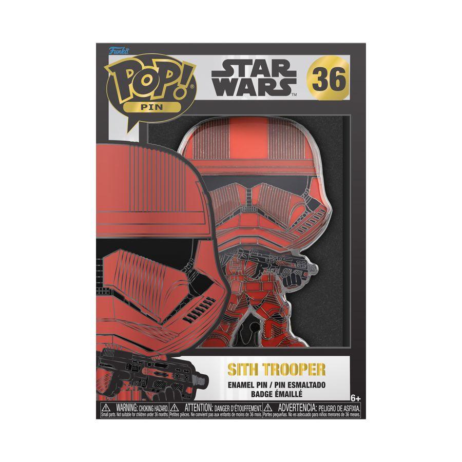 FUNSTPP0075 Star Wars - Sith Trooper 4" Enamel Pop! Pin - Funko - Titan Pop Culture