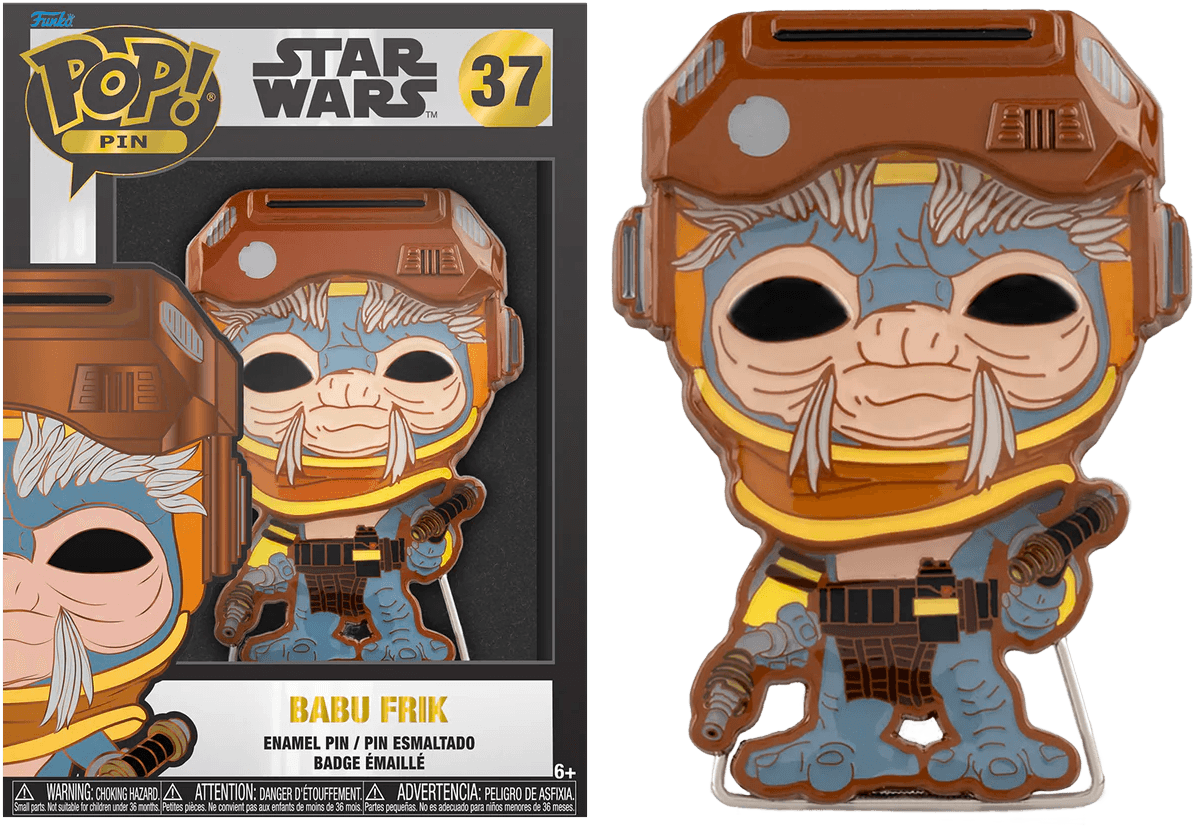 FUNSTPP0076 Star Wars - Babu Frik 4" Enamel Pop! Pin - Funko - Titan Pop Culture