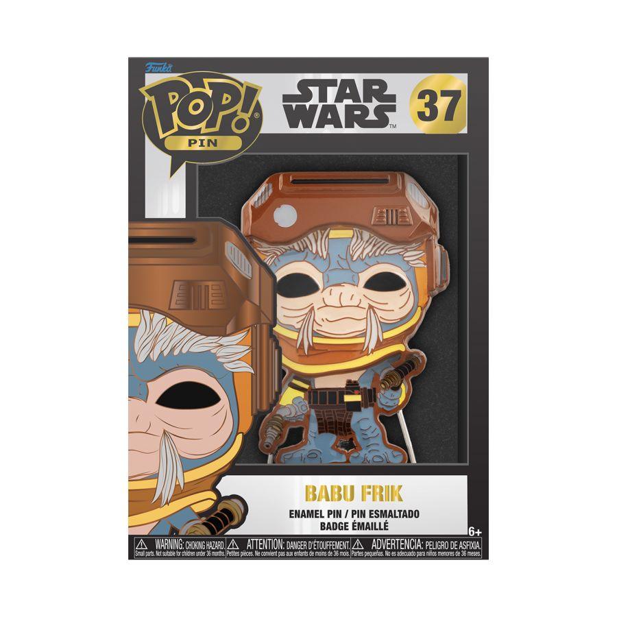 FUNSTPP0076 Star Wars - Babu Frik 4" Enamel Pop! Pin - Funko - Titan Pop Culture