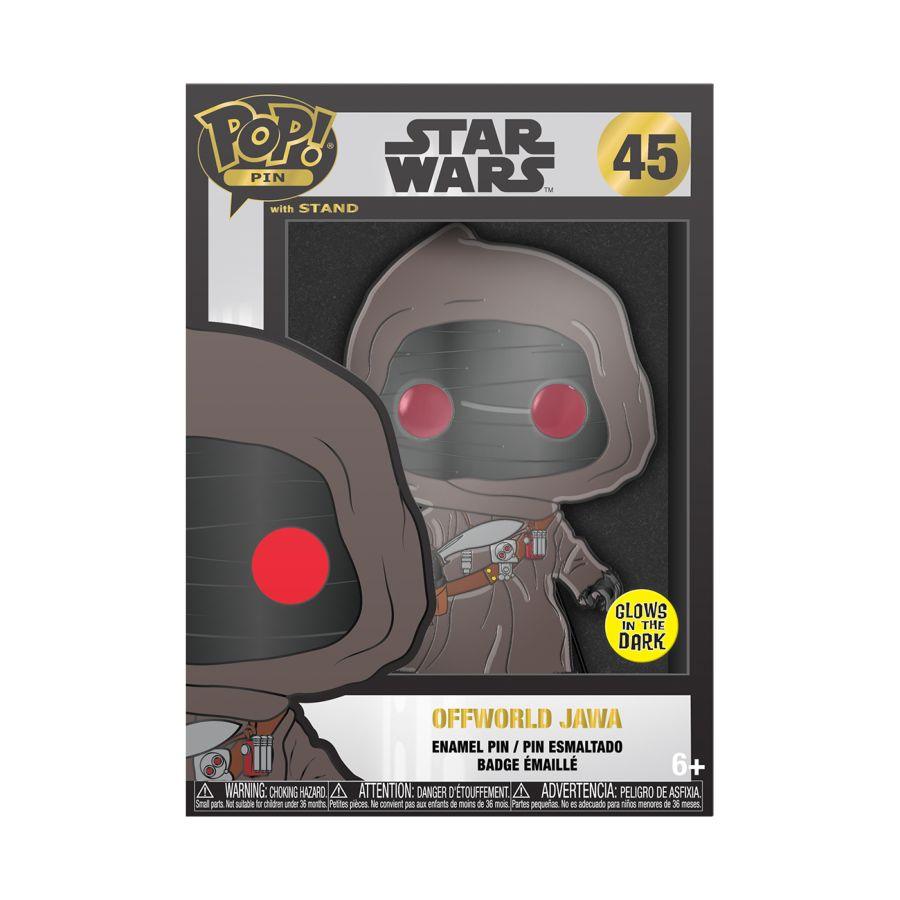 FUNSTPP0098 Star Wars - Offworld Jawa Glow Enamel Pop! Pin - Funko - Titan Pop Culture