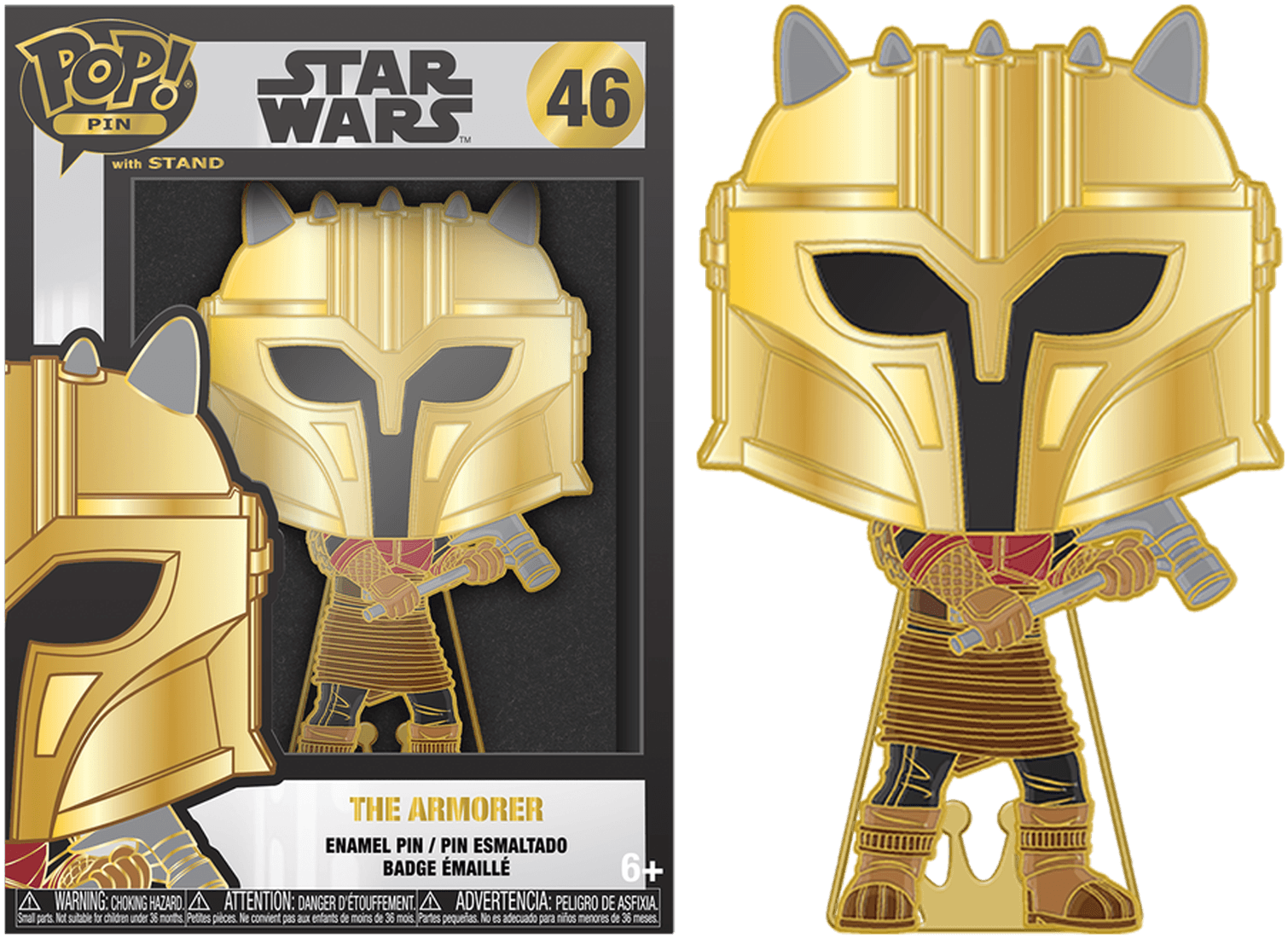 FUNSTPP0099 Star Wars - The Armourer Enamel Pop! Pin - Funko - Titan Pop Culture