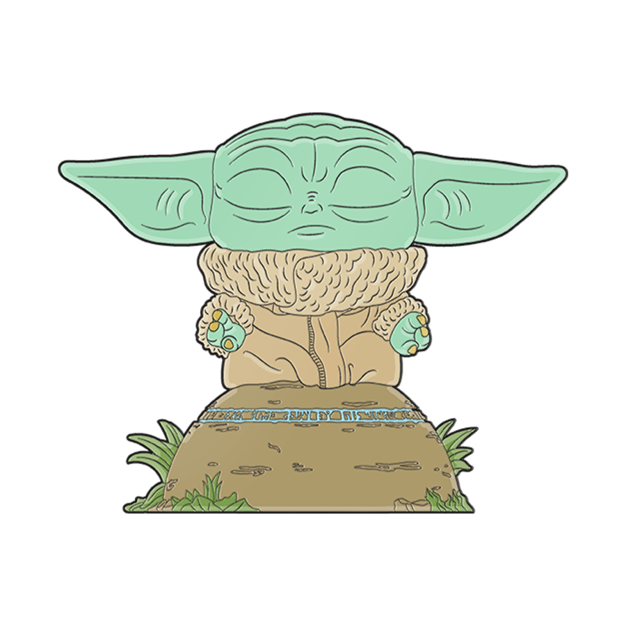 FUNSTPP0100 Star Wars - Grogu Using the Force Enamel Pop! Pin - Funko - Titan Pop Culture