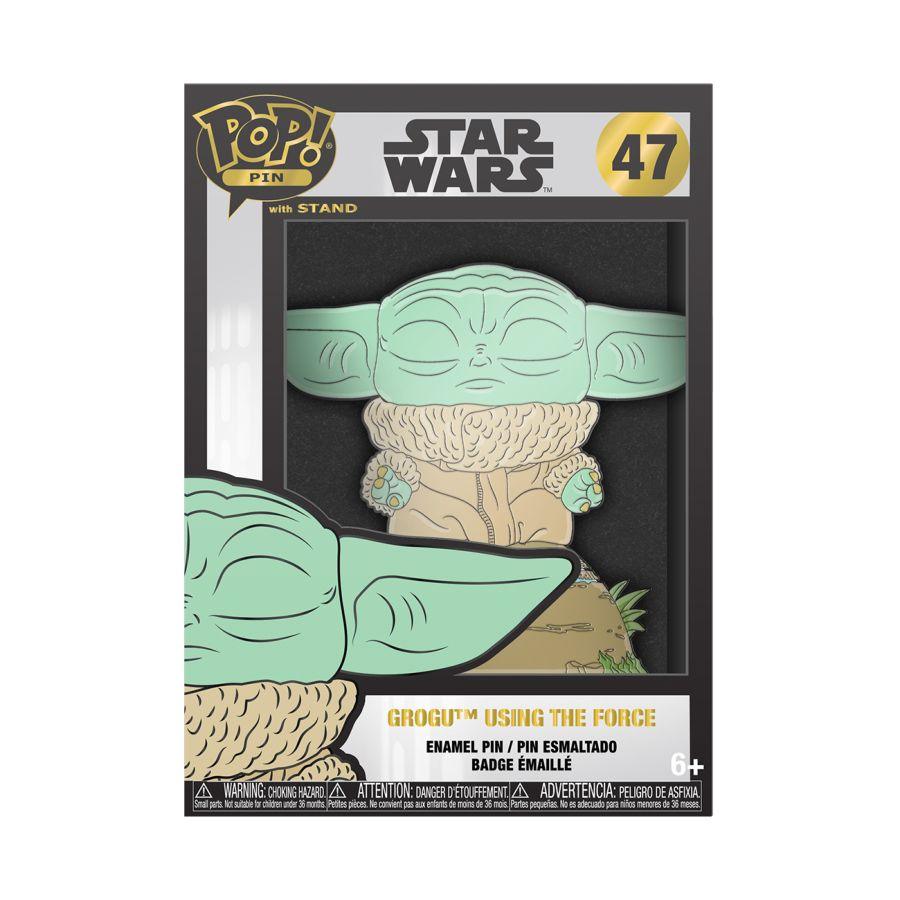 FUNSTPP0100 Star Wars - Grogu Using the Force Enamel Pop! Pin - Funko - Titan Pop Culture