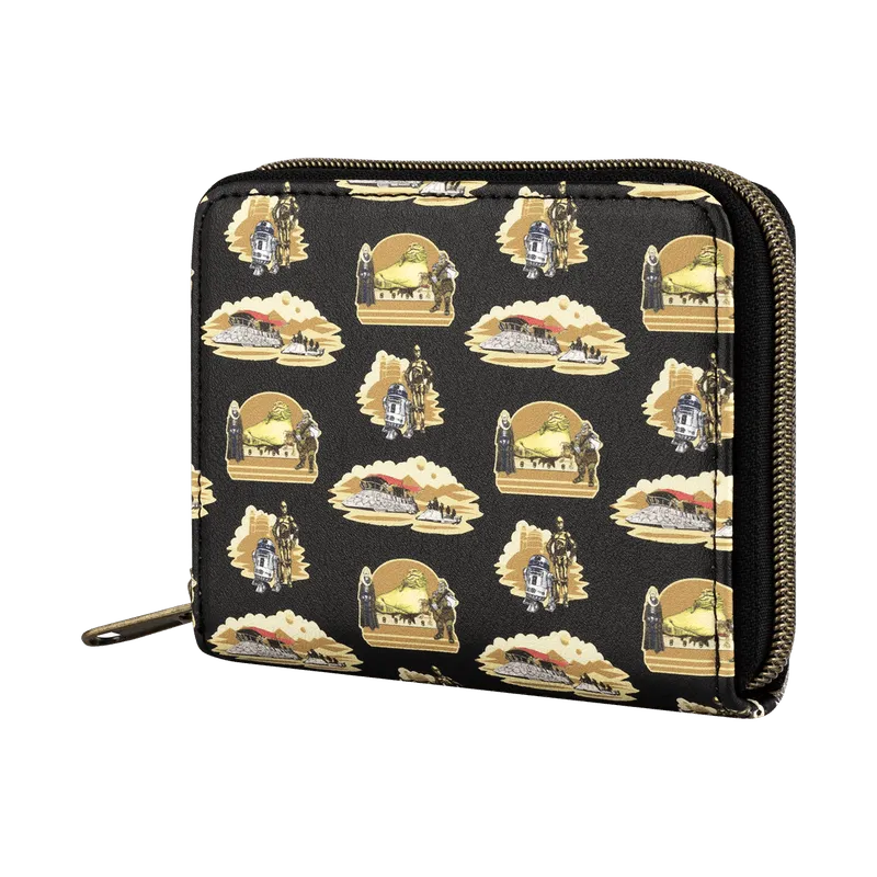 FUNSTWA0237 Star Wars: Return of the Jedi 40th Anniversary - All Over Print Wallet - Loungefly - Titan Pop Culture