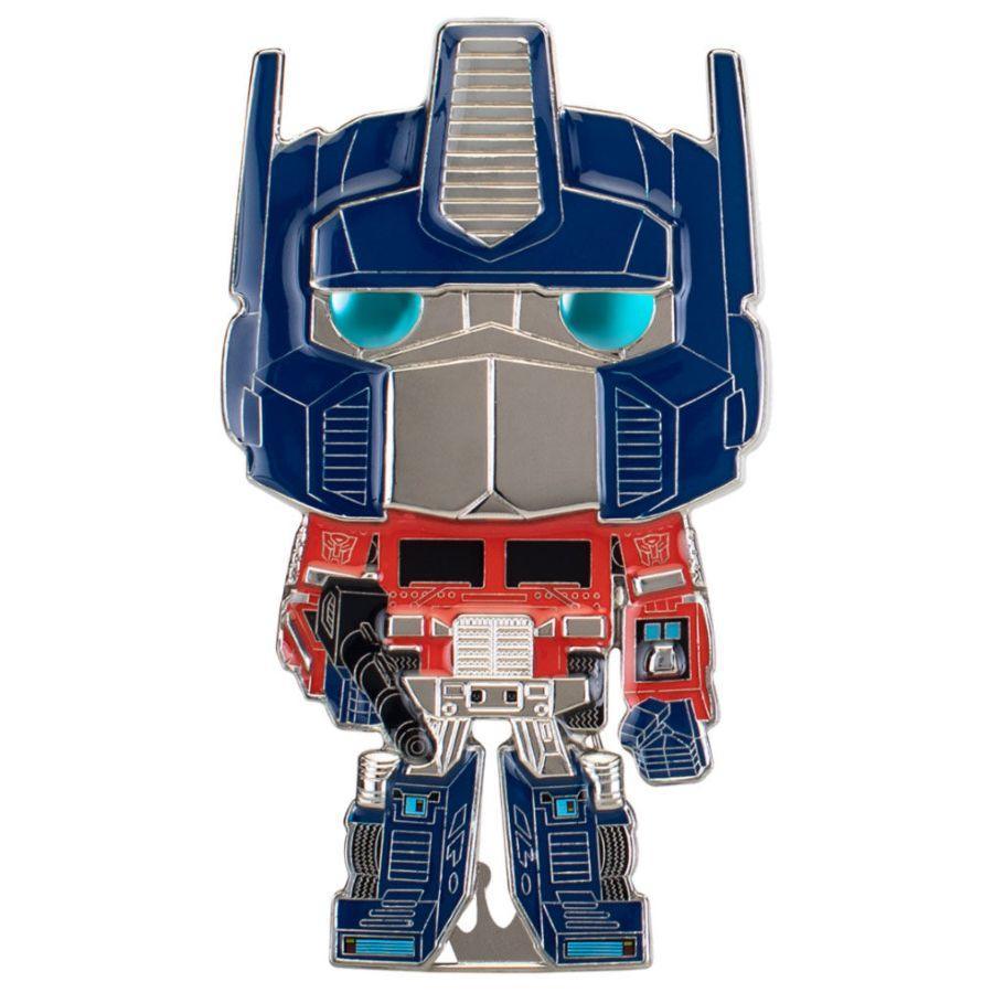 FUNTRNPP0006 Transformers (TV) - Optimus Prime 4" (with chase) Pop! Enamel Pin - Funko - Titan Pop Culture