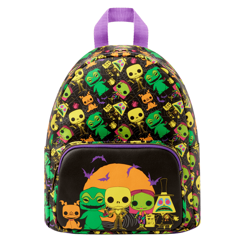 FUNWDBK2357 The Nightmare Before Christmas - Blacklight Backpack - Loungefly - Titan Pop Culture