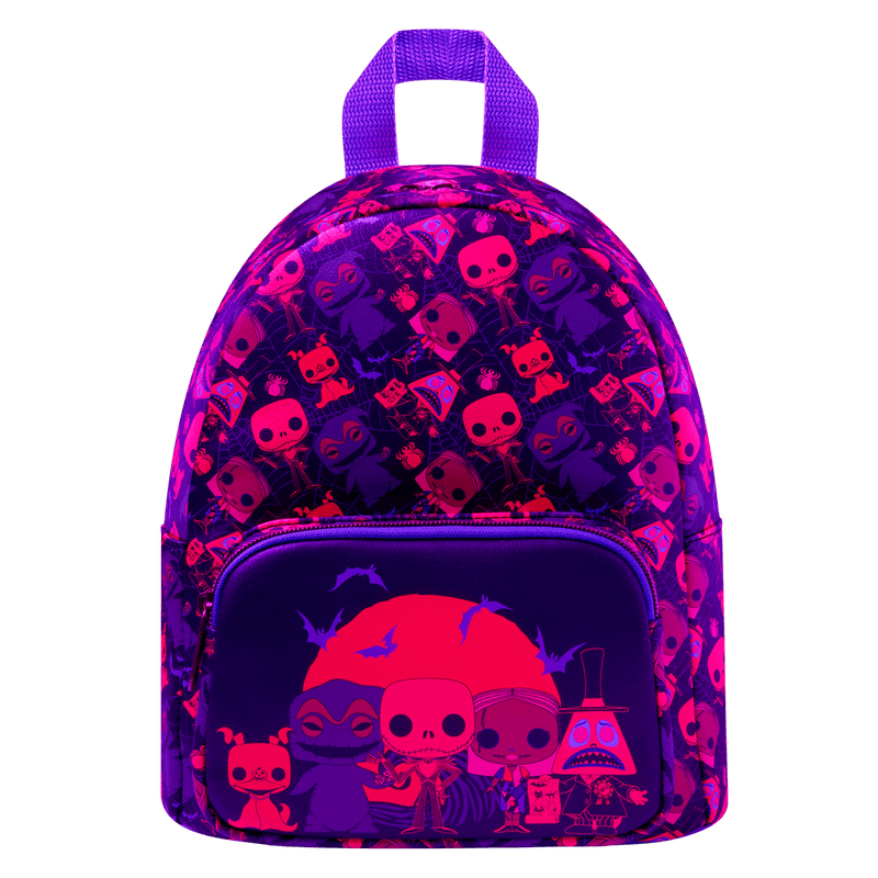 FUNWDBK2357 The Nightmare Before Christmas - Blacklight Backpack - Loungefly - Titan Pop Culture