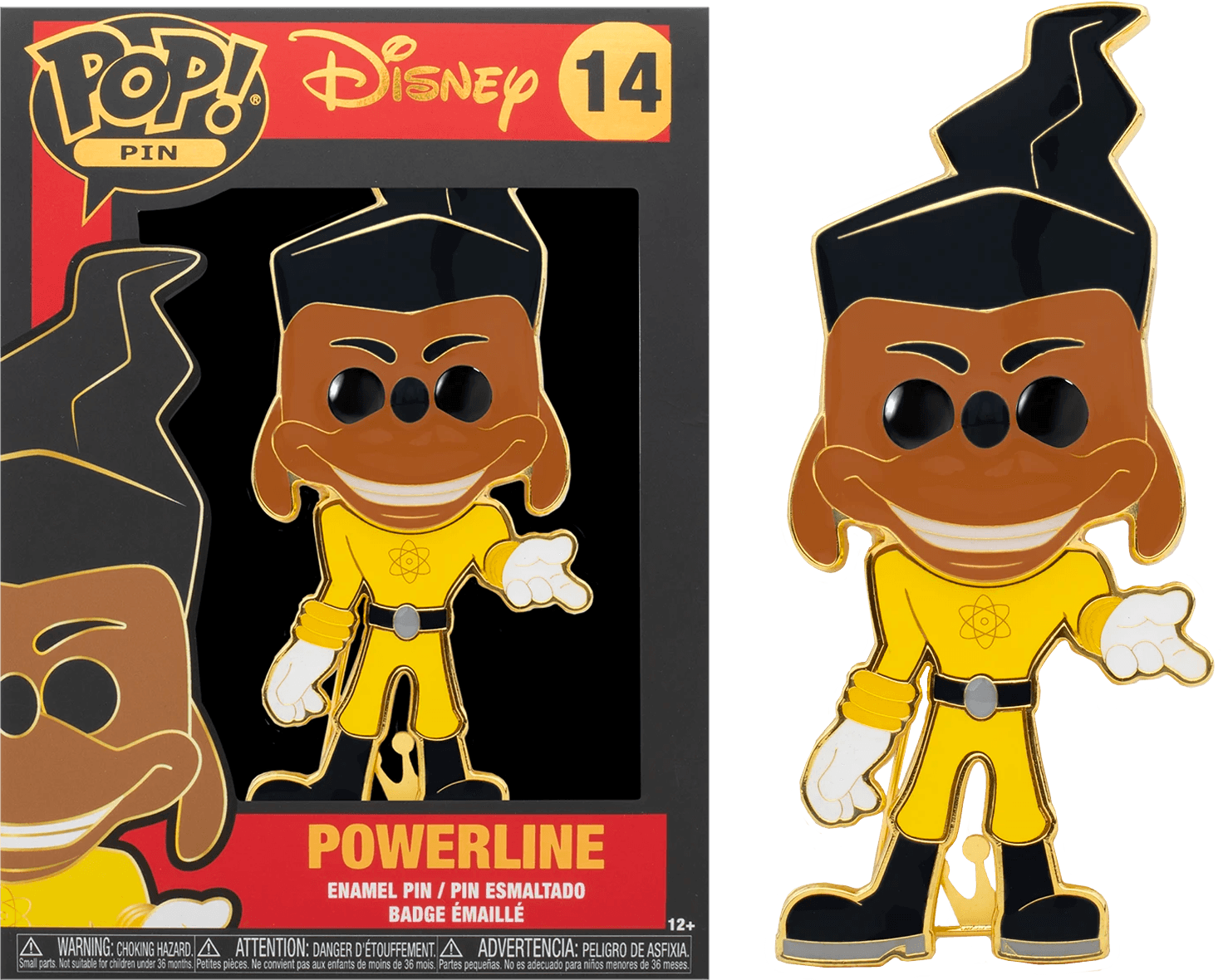 FUNWDPP0019 A Goofy Movie - Powerline 4" Pop! Enamel Pin - Funko - Titan Pop Culture