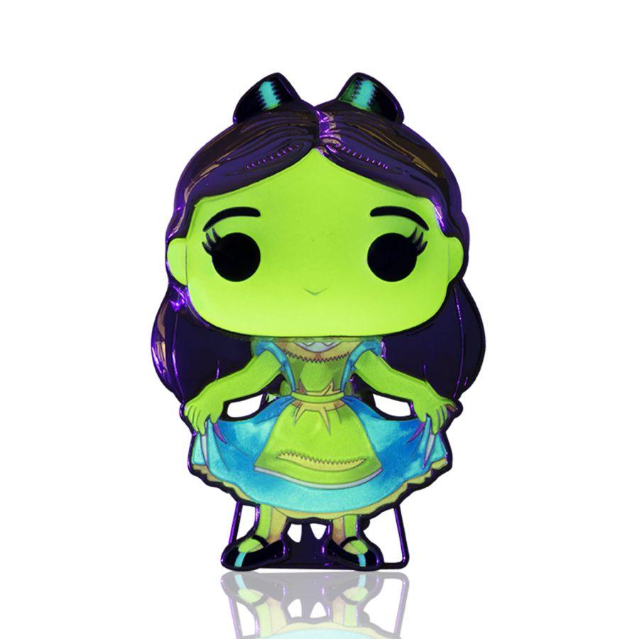 FUNWDPP0048 Alice in Wonderland (1951) - Alice Glow Blacklight Pop! Enamel Pin - Funko - Titan Pop Culture