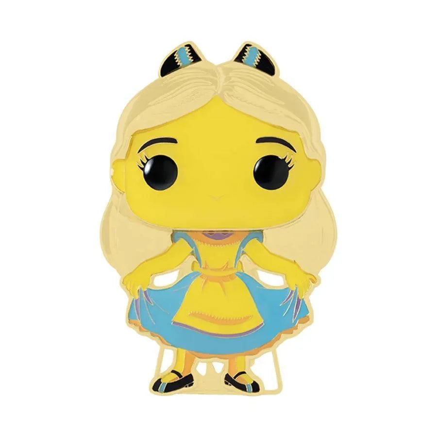 FUNWDPP0048 Alice in Wonderland (1951) - Alice Glow Blacklight Pop! Enamel Pin - Funko - Titan Pop Culture