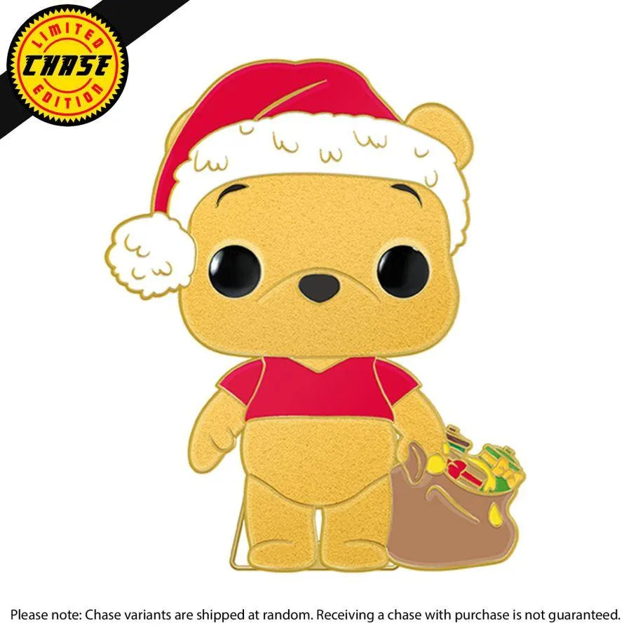 FUNWDPP0066 Disney - Winnie the Pooh Holiday Glow (with chase) Enamel Pop! Pin - Funko - Titan Pop Culture