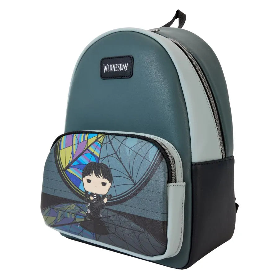 FUNWEDBK0008 Wednesday - Wednesday Passport Mini Backpack - Loungefly - Titan Pop Culture