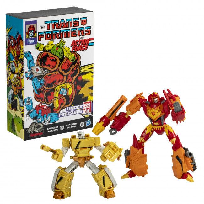 26527 Transformers Generations: Comic Edition - Autobot Flame & Emirate Xaaron - Hasbro - Titan Pop Culture