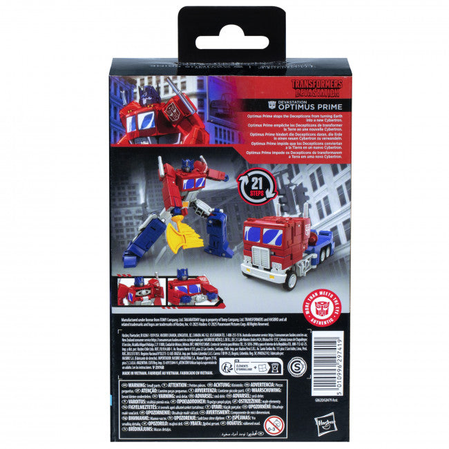 Transformers Studio Series Deluxe Class Transformers: Devastation Optimus Prime