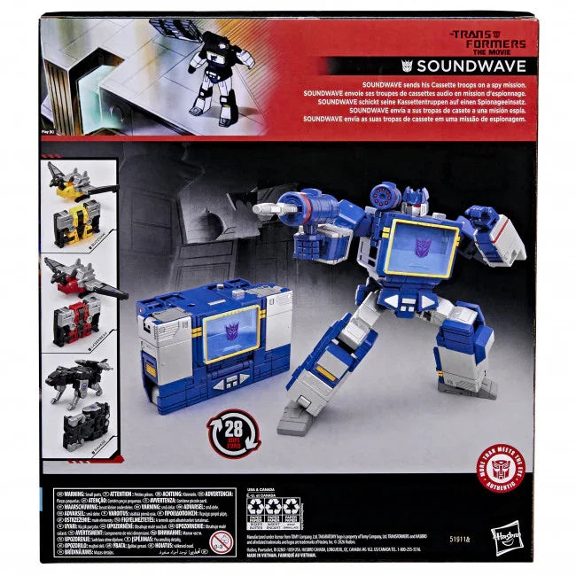 Transformers Studio Series The Transformers: The Movie Leader Class Soundwave