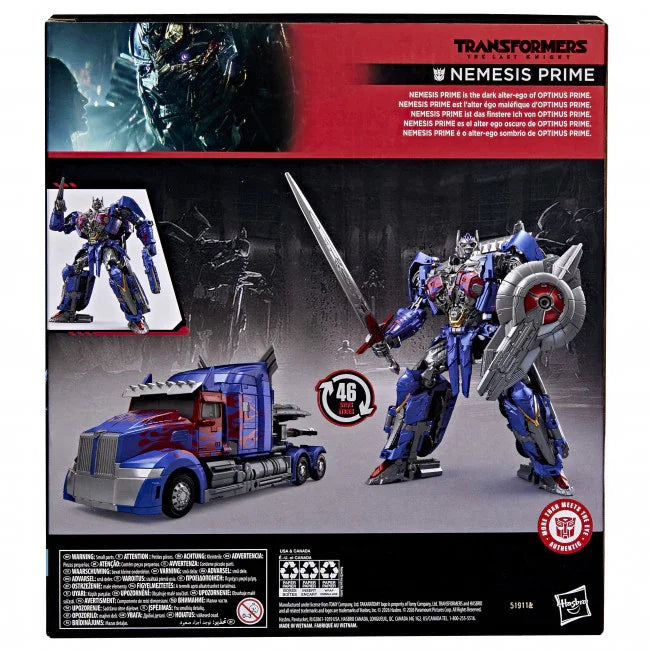 Transformers Studio Series The Last Knight Leader Class Nemesis Prime