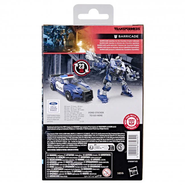 Transformers Studio Series Transformers: The Last Knight Deluxe Class Barricade
