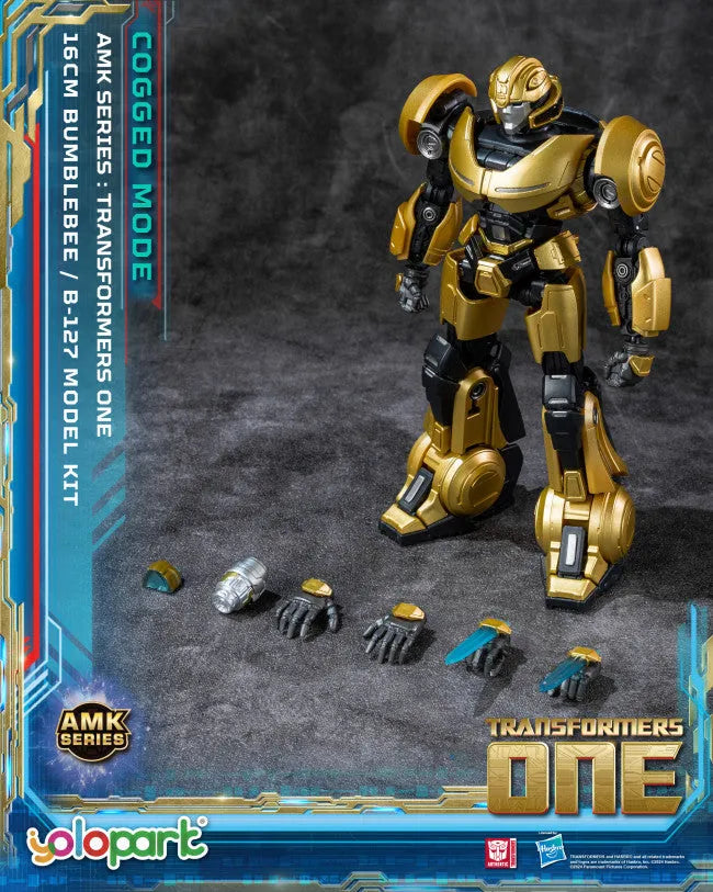 28769 Transformers One: 16cm B-127 (Bumblebee) Cogged Mode Model Kit (AMK Series) - Hasbro - Titan Pop Culture